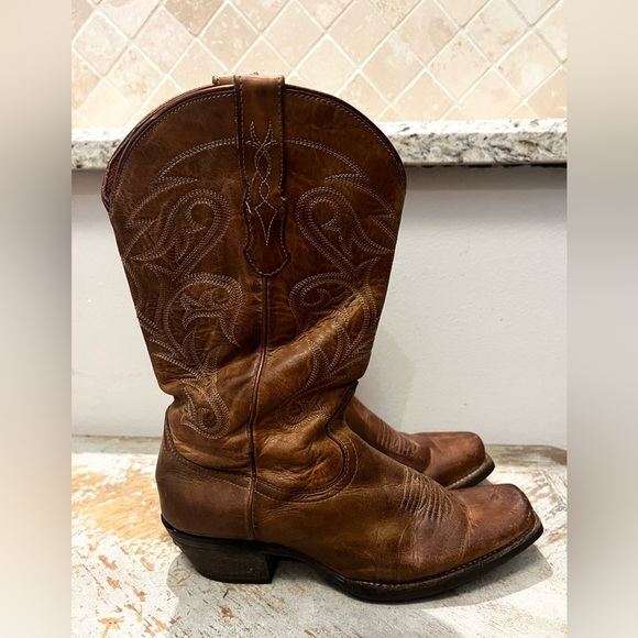 Idyllwind Womens Tumbleweed Performance Square Toe Tan Western Boots Size 9 - Picture 4 of 9